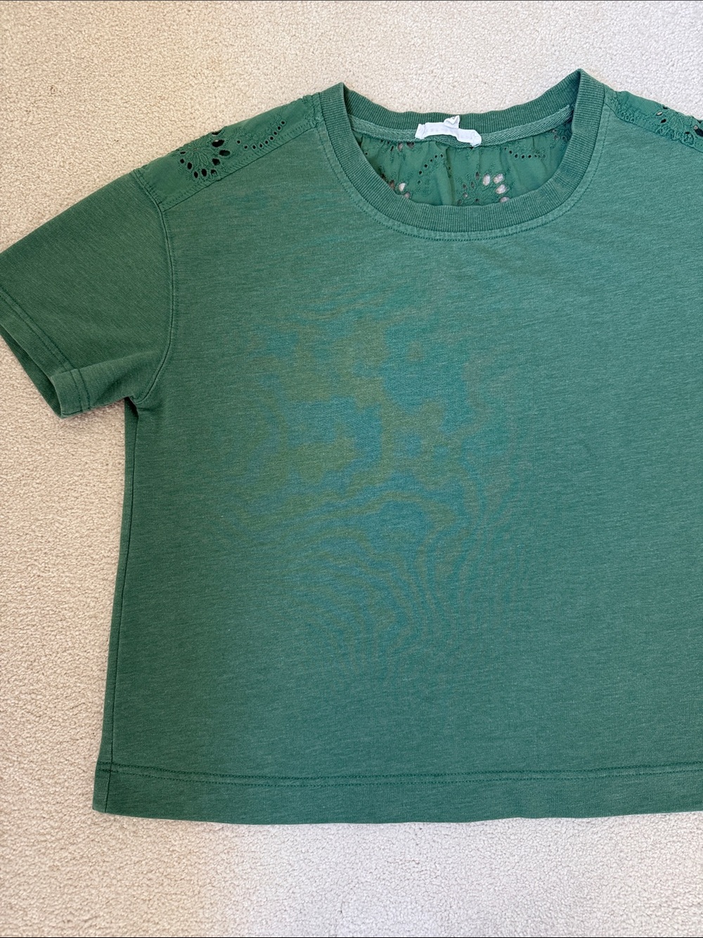 Jane and Delancey Forest Green Short Sleeve Tee